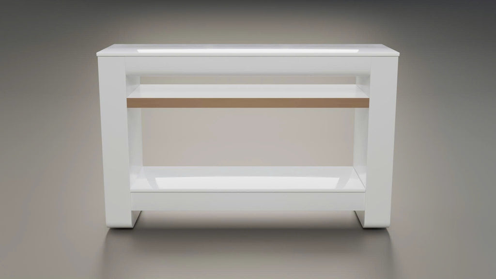 Essential Series - White & Gold Trim UV Nail Light Dryer – Professional Rectangular Design