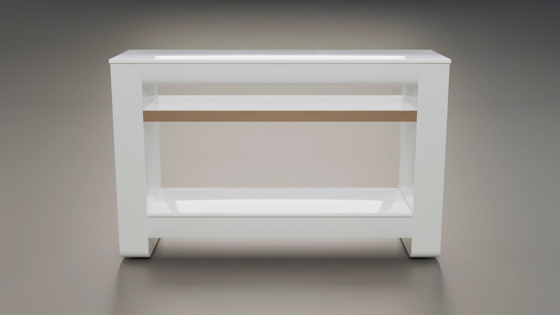 Essential Series - White & Gold Trim UV Nail Light Dryer – Professional Rectangular Design