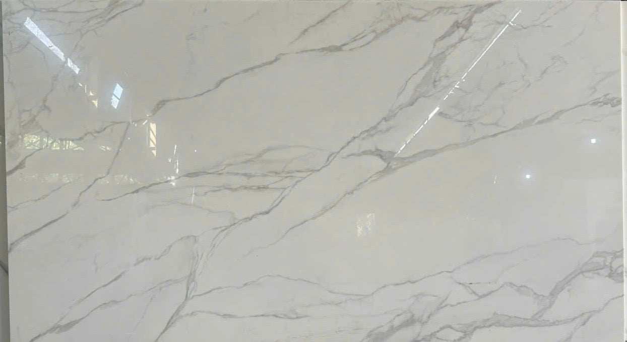 Pro Series - Gray & Silver 3D Reception Desk – Modern Salon Front Counter